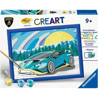 Ravensburger Malen nach Zahlen CreArt Blauer Lamborghini (23959)