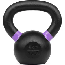 Yes4All EVZU Pulverbeschichtetes Kettlebell aus Gusseisen, 6 kg