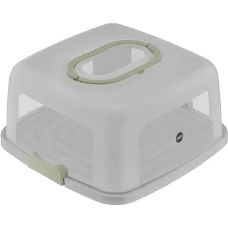 Emsa Prep&Bake", Kuchenaufbewahrungsbox rechteckig grün, Transparent