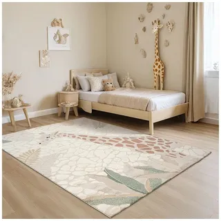The CarPET Teppich »Everest Kids« rechteckig 14 mm Höhe Kids Kinderzimmer Teppich hohe Flordichte, beige