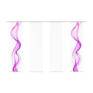 HOME WOHNIDEEN Belem Klettschiene 175 x 57 cm rot 4 St.