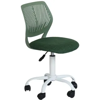 FurnitureR Bunter Schreibtischstuhl, moderner höhenverstellbarer Computerstuhl ohne Armlehnen, ergonomischer Drehstuhl für Kinderzimmer und Home Office