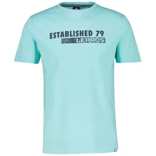 Lerros T-Shirt »LERROS Logo T-Shirt, unifarben - Iced Mint M