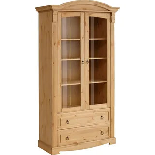 OTTO home Glasvitrine Anna 97 x 46 x 188 cm Beige