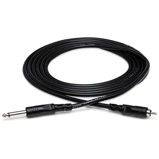 Hosa CPR-103, Unbalanced Interconnect, 1/4 in TS to RCA, 3 ft