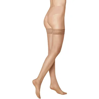 KUNERT Damen Halterlose Strümpfe Beauty 7 rutschfest 7 DEN