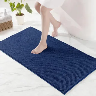 Exclusivo Mezcla Badematte Chenille Badteppich für Badezimmer 60x120 cm
