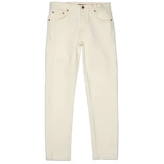 Nudie Jeans Solid Ollie Jeans - Ivory - 34 - 32