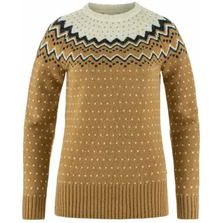 Fjällräven Övik Knit Pullover Sweatshirt Braun/Weiß S