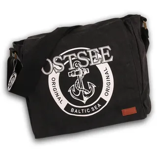 Robin Ruth Tasche OSTSEE Anker schwarz weiß Baumwolle 100 D2OTG5112S - Schwarz
