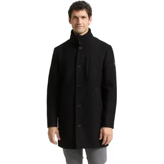 Tom Tailor Herren 2-in-1 Wollmantel mit Abnehmbarer Innenjacke