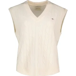 Gant 4805429 Strickweste Beige XS Damen Beige XS - Beige