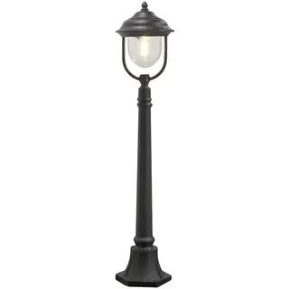 Konstsmide Wegeleuchte Aluminium 24x24x118 cm 1x75W schwarz