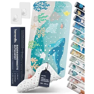Homerella Badewannenmatte rutschfest Kinder - Antirutschmatte, Duschmatte