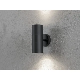 LED Außenwandleuchte Up Down zur Fassadenbeleuchtung Außenleuchte 19,5cm Schwarz