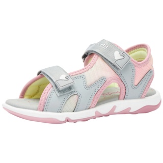 superfit Pebbles Sandale, Hellgrau/Rosa 2500, 33 EU