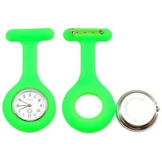 Nurse Watch Schwesternuhr Silikon  Krankenschwesternuhr Pulsuhr Kitteluhr Pflege Grün #7