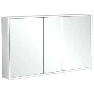 Villeroy & Boch My View Now Einbau-Spiegelschrank, 3 Türen, mit integrierter Beleuchtung, mit Sensordimmer, 1300x750x167,5mm, A4561300
