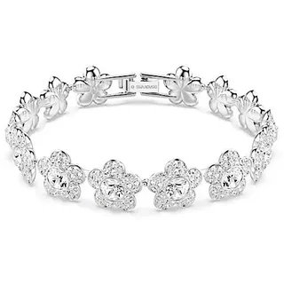 Swarovski x Ariana Grande Armband, Weiß, Rhodiniert