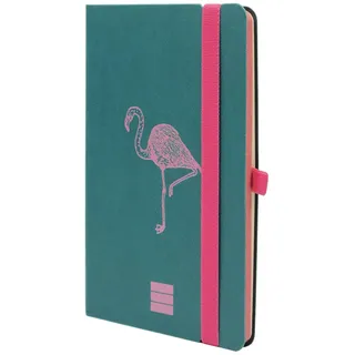 Finocam - Notizbuch Design Blanko Flamingo