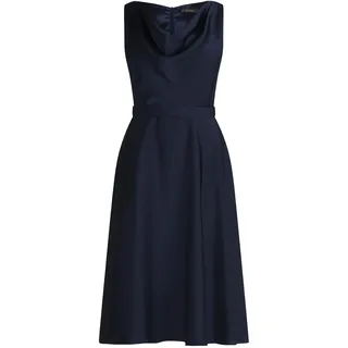 Vera Mont Damen Cocktailkleid mit Wasserfallausschnitt Night Sky,40