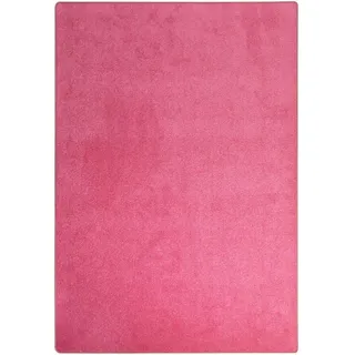 Steffensmeier Teppich Ibiza | Wohnzimmerteppich | Stilvoll | pflegeleicht, | Jugendteppich | Pink, Größe: 80x150 cm