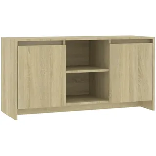 vidaXL TV-Schrank Sonoma-Eiche 102x37,5x52,5 cm Braun Holzwerkstoff