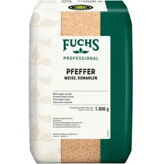 FUCHS Pfeffer weiß gemahlen Gewürz, 1,0 kg