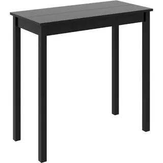 vidaXL Bartisch MDF Schwarz 115×55×107 cm - Schwarz