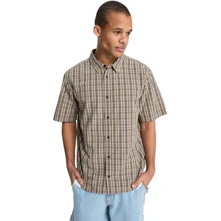 Kurzarmhemd QUIKSILVER "Stonetown", Herren, Gr. XS, US-Größen, seneca check stonetown, Obermaterial: 100% Baumwolle., Hemden Kurzarmhemd