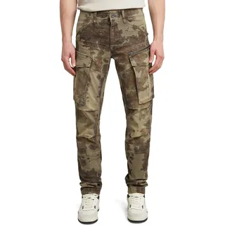 G-Star für Herren. D02190-E081-H585 Rovic Zip 3D Regular Tapered Trousers braun (36/34), Lässig, Camouflage, Baumwolle