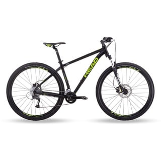 HEAD Unisex – Erwachsene Granger Mountainbike, Matt Black/Green, 56