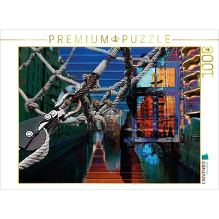 CALVENDO Puzzle Im Netz von Hamburg 1000 Teile Lege-Größe 64 x 48 cm Foto-Puzzle Bild von Paintpictures Bilderwelten