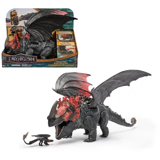 Spin Master Drachenzähmen leicht gemacht - Actionfiguren-Set mit Roter Tod-Drachenfigur & Mini Ohnezahn