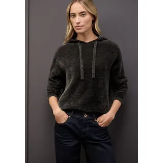 STREET ONE Kapuzenpullover Hoodie Braun 46