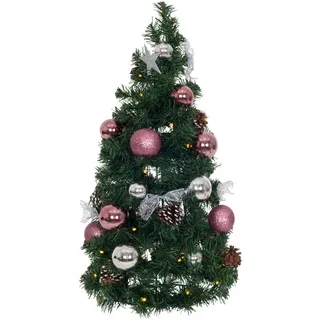 Star Trading LED-Tannenkegel "Noel", ca. 34 x 65 cm - Grün