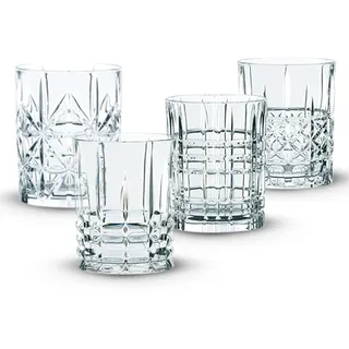 Nachtmann 4-teiliges Gläser Set, 345 ml, Highland, 95906, Trinkgläser aus Kristallglas, Tumbler spülmaschinenfest