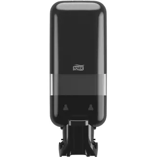 Tork Spender für Seifen und Händedesinfektionsmittel mit Armhebel Schwarz S4, geeignet für Flüssigseife, Schaum und Gel, Elevation Design, 564108, 6 Stück