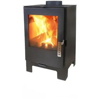 Kaminofen modern stove 2 Energieeffizienz A 80.20%, 5 kW, 390 x 390 x 670 mm - Schwarz