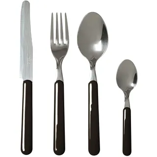 Color Life Besteck 24 tlg. Set Fashion schwarz