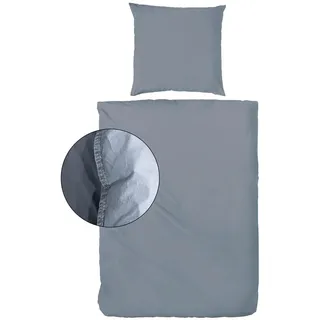 Stone Washed blau 200 x 200 cm + 2 x 80 x 80 cm