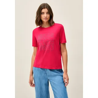 Cecil CECIL, T-Shirt mit Schmucksteinen rot