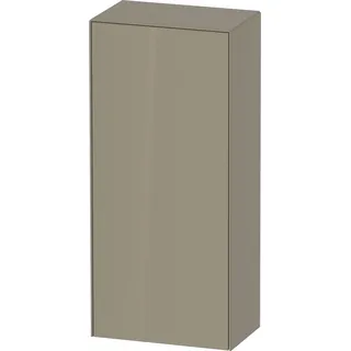 Duravit White Tulip Halbhochschrank, Breite 400 x Tiefe 240mm, eine Tür Anschlag rechts Tip-on Öffnung, WT1322RH2H2, Farbe: Steingrau Hochglanz