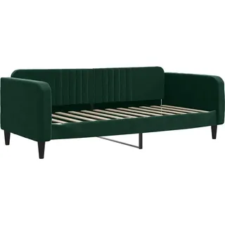 vidaXL Tagesbett Dunkelgrün 100x200 cm Samt