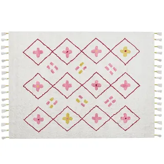 Beliani KURZFLOR-KINDERTEPPICH-Cavus 230/160 cm , Textil , Grafikmuster , Rechteckig , 160x230 cm , Teppiche und Böden, Teppiche, Kinderteppiche