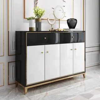 Kommode Schrank Sideboard Weiß Modern Kommoden Esszimmer Holz Luxus Neu - Weiß