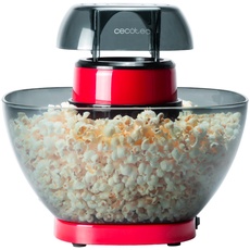 Cecotec Elektrische Popcornmaschine Fun&Taste P'Corn Easy. Popcorn-Maschine, 1200 W, Luftinjektionssystem, Herausnehmbare Schüssel, Antihaft- und abnehmbarer Deckel, Kompaktes Design