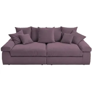 Ambia Home Bigsofa , Lila , Textil , 260x90x140 cm , Stoffauswahl, Rücken echt , Wohnzimmer, Sofas & Couches, Sofas, Textilsofas