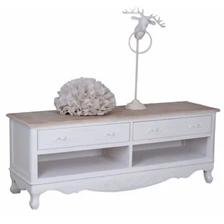 Sideboard TV Lowboard Landhausstil Fernsehschrank HIFI Rack Fernsehtisch Holz