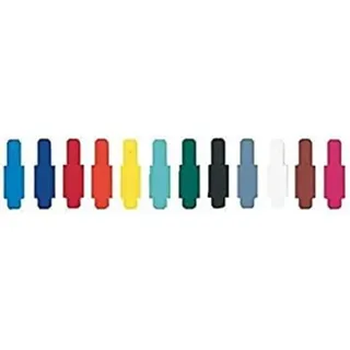 Leitz 60300025 Stecksignal (Hartfolie) 50 Stück rot